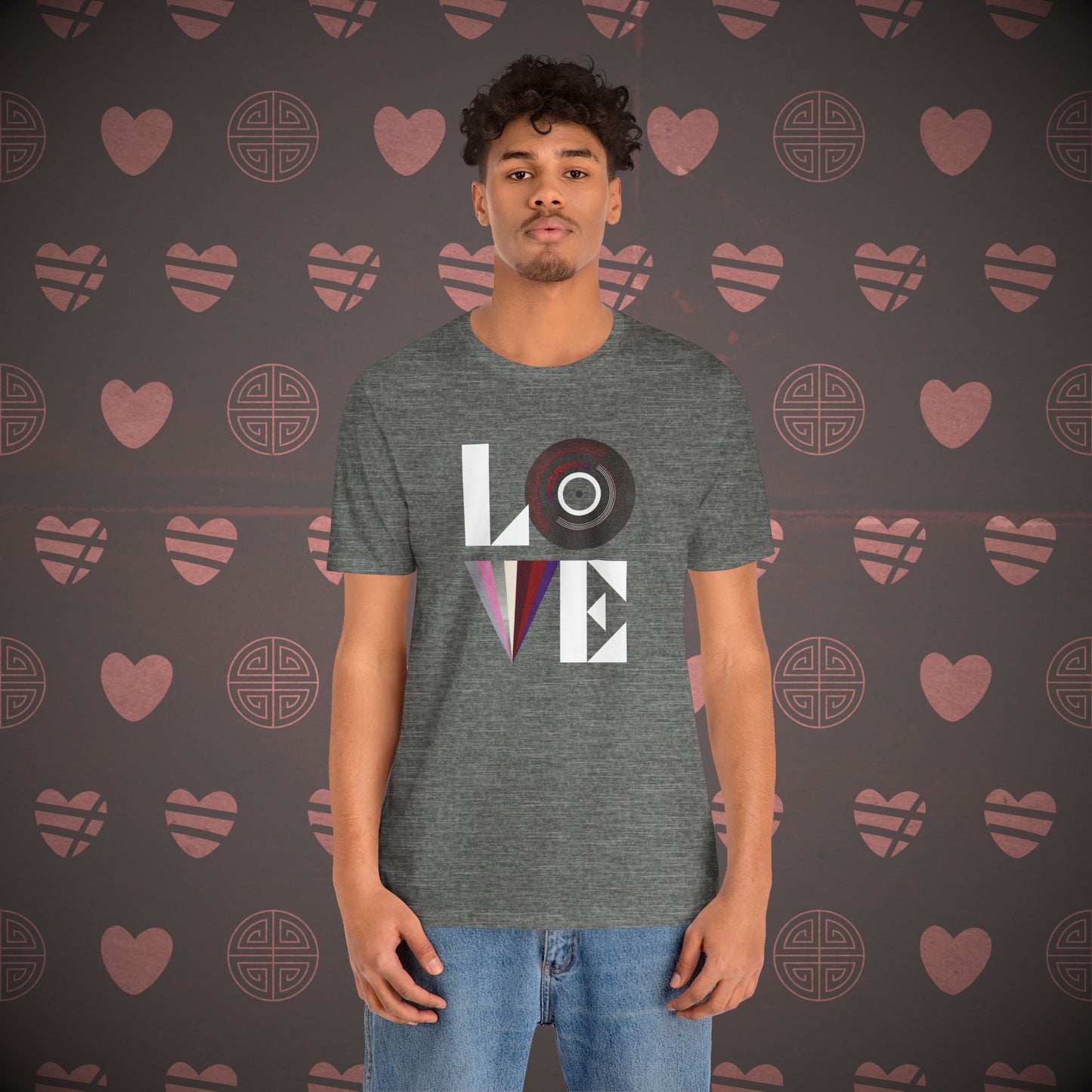OT7 Short Sleeve Shirt - Love Record - Unisex Jersey T-Shirt