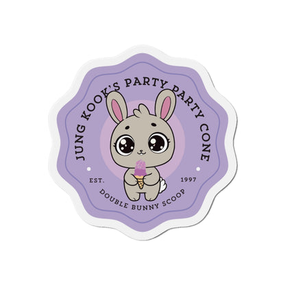 Jung Kook Fridge Magnet - Cute Fanmade BTS Merch - Jung Kook's Party Party Cone - Subtle ARMY Decor