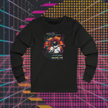 Jung Kook Long Sleeve Shirt - Fanmade BTS Retro Series - Y2K Gamer Aesthetic - Soft Unisex T-Shirt