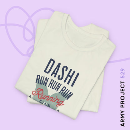 OT7 Short Sleeve Shirt - Dashi Running Club - Fanmade BTS Merch - Unisex Jersey T-Shirt
