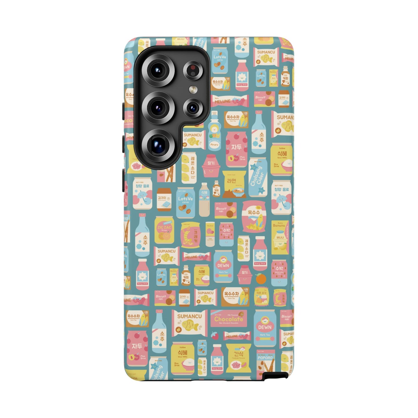 Sweet Pastel Korean Snacks Tough Phone Case - Cute K-Pop Merch - iPhone, Galaxy, Pixel Cover