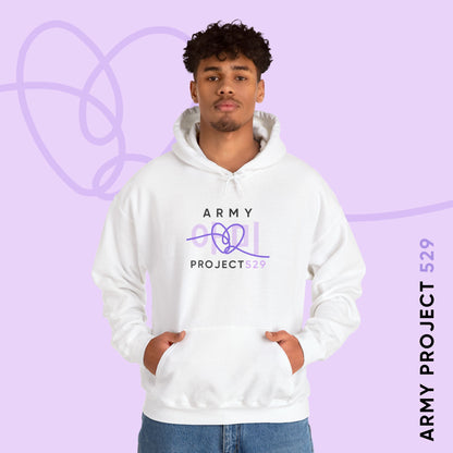 ARMY Project 529 Hoodie - ARMY Apparel - Cozy Unisex Sweatshirt
