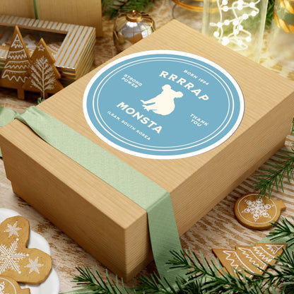 Namjoon Vinyl Sticker - Fanmade BTS Nickname Merch - Rrrrap Monsta - Permanent Adhesive