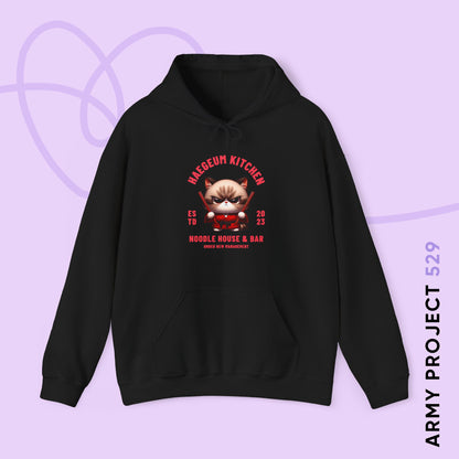 Yoongi Hoodie - Haegeum Noodle House - Fanmade BTS Merch - Cozy Unisex Sweatshirt