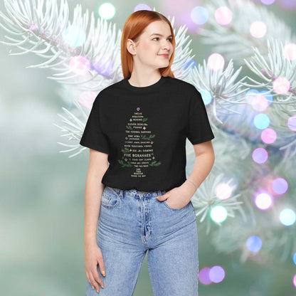 OT7 Short Sleeve Shirt - 12 Days of Bangtan - Fanmade BTS Merch - Unisex Jersey T-Shirt