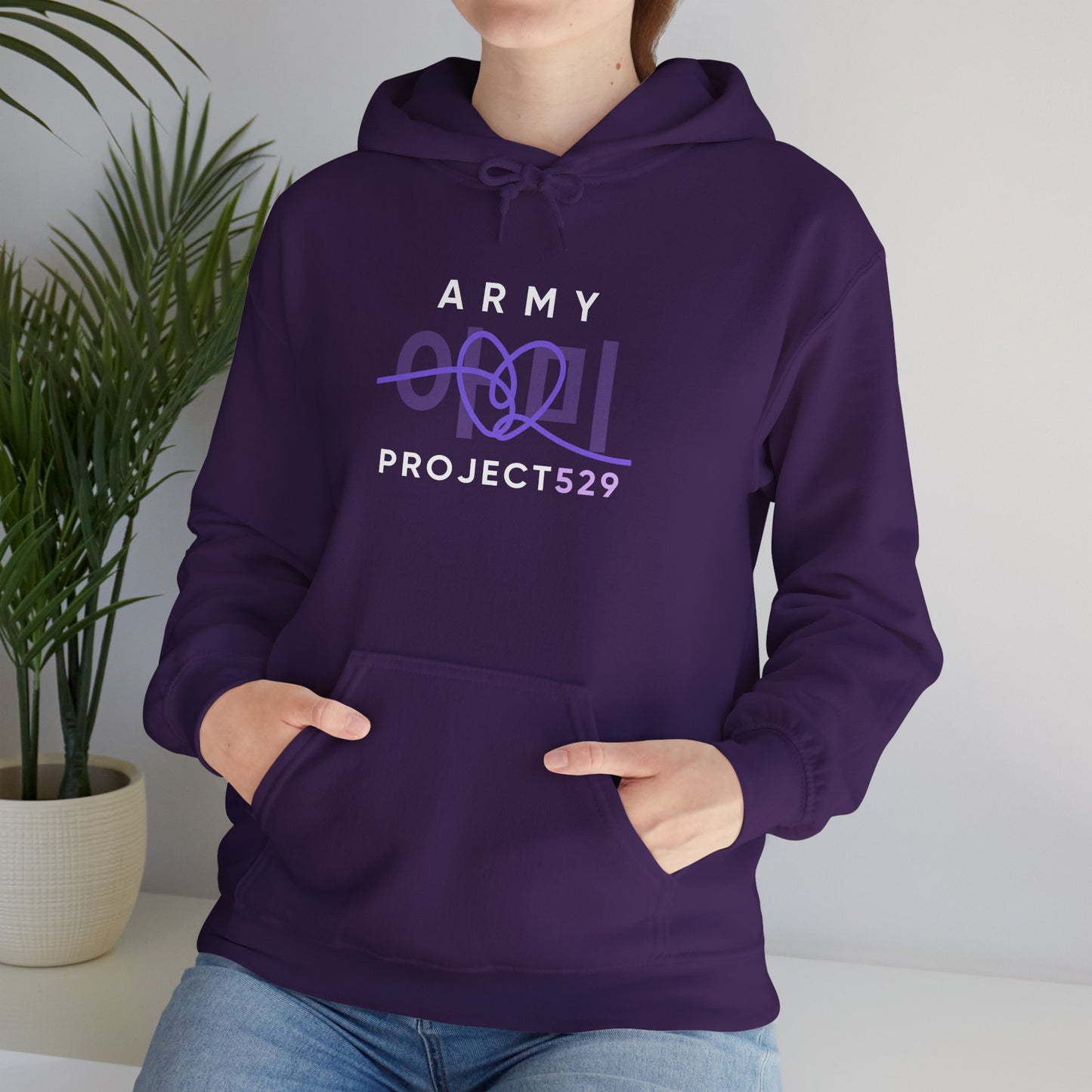 ARMY Project 529 Hoodie - ARMY Apparel - Cozy Unisex Sweatshirt