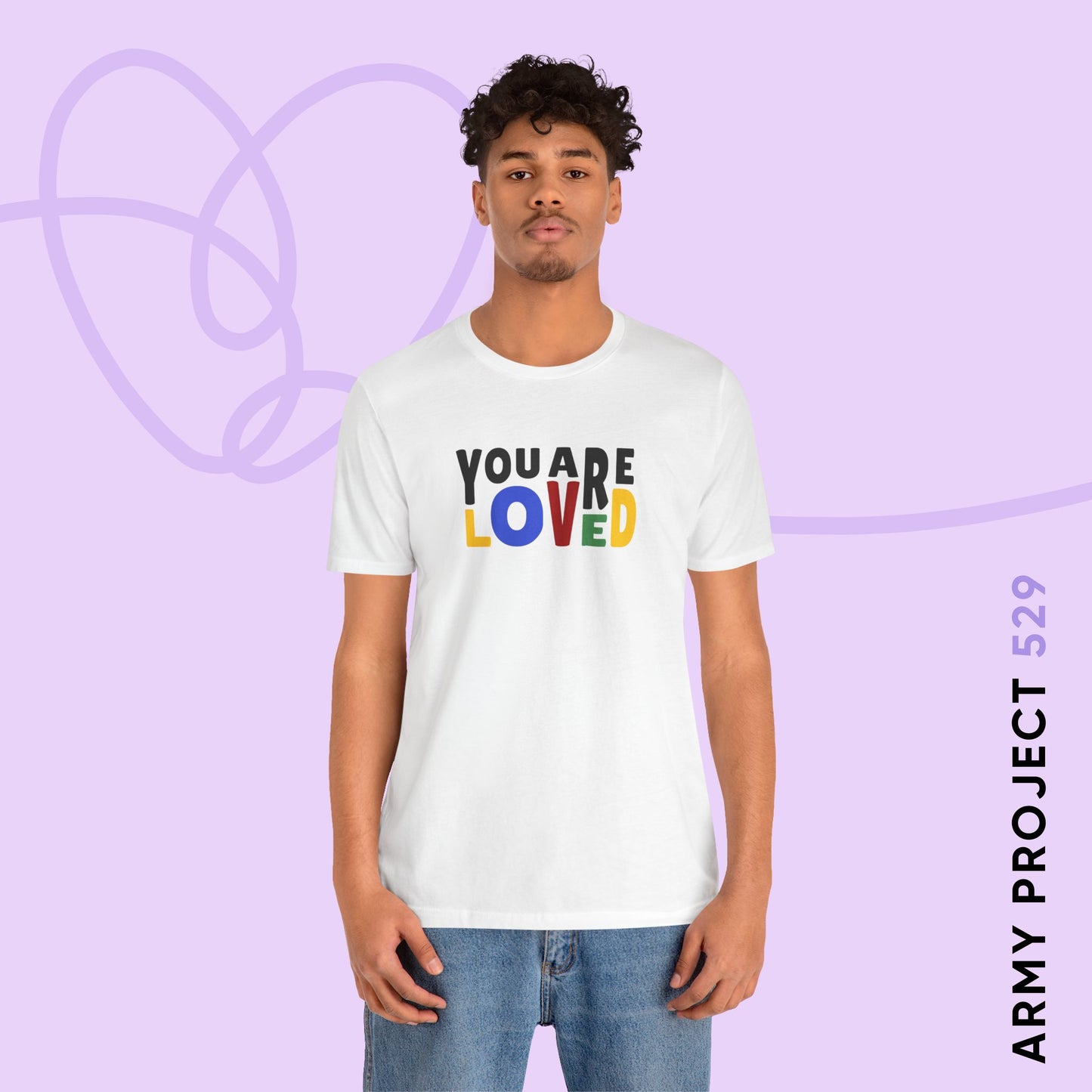 You Are Loved Unisex Jersey Short Sleeve Tee