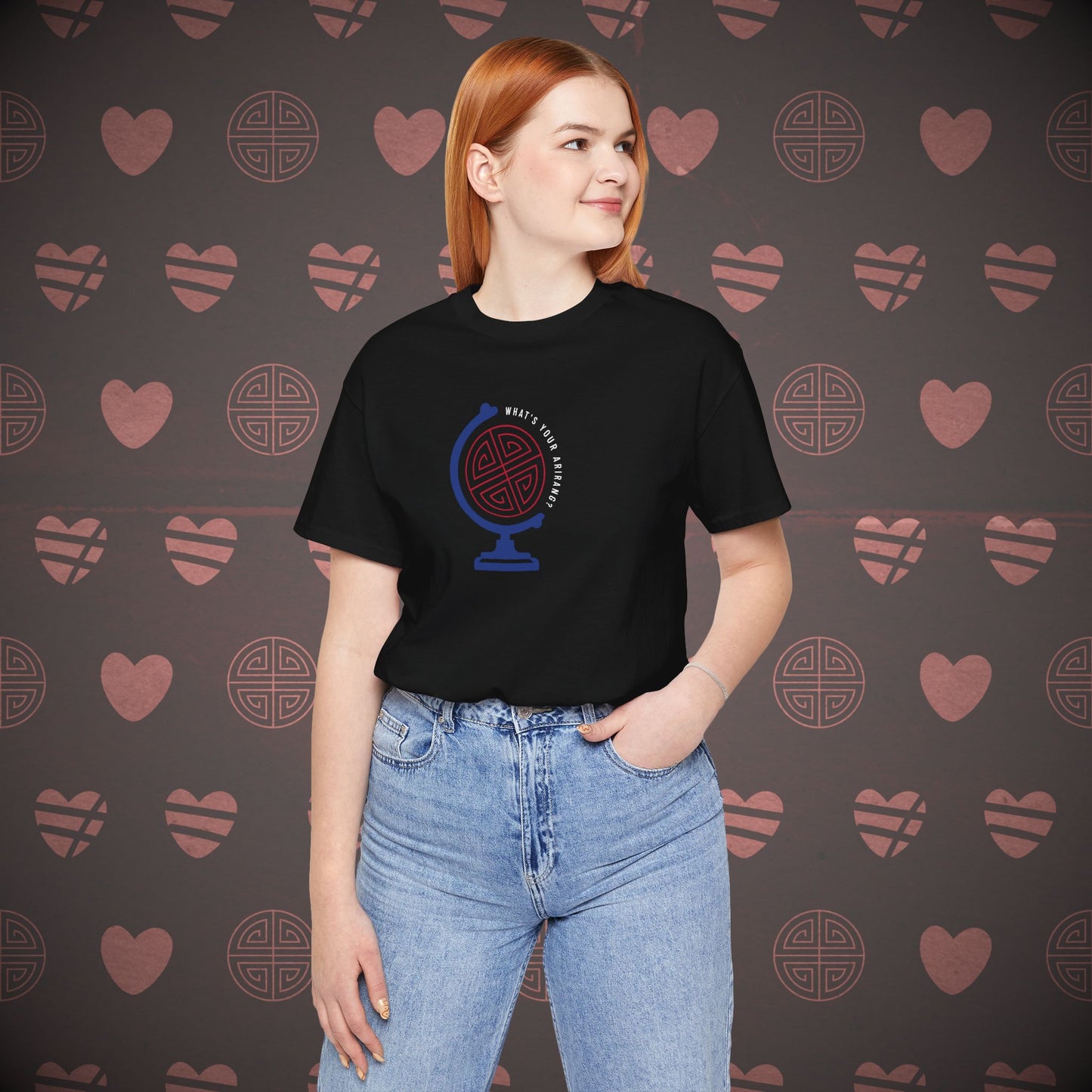 OT7 Short Sleeve Shirt - What's Your Arirang? Globe and Cities - Unisex Jersey T-Shirt