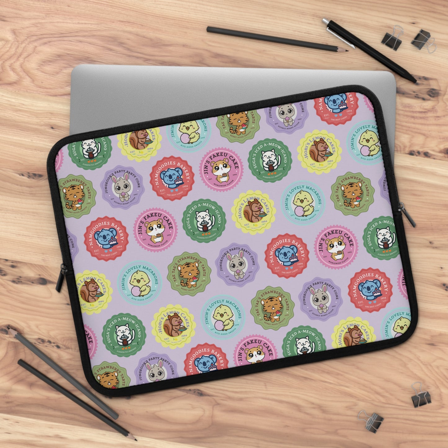 Namgoodies Bakery Series Laptop Sleeve - Elegant K-Pop Tech Accessories