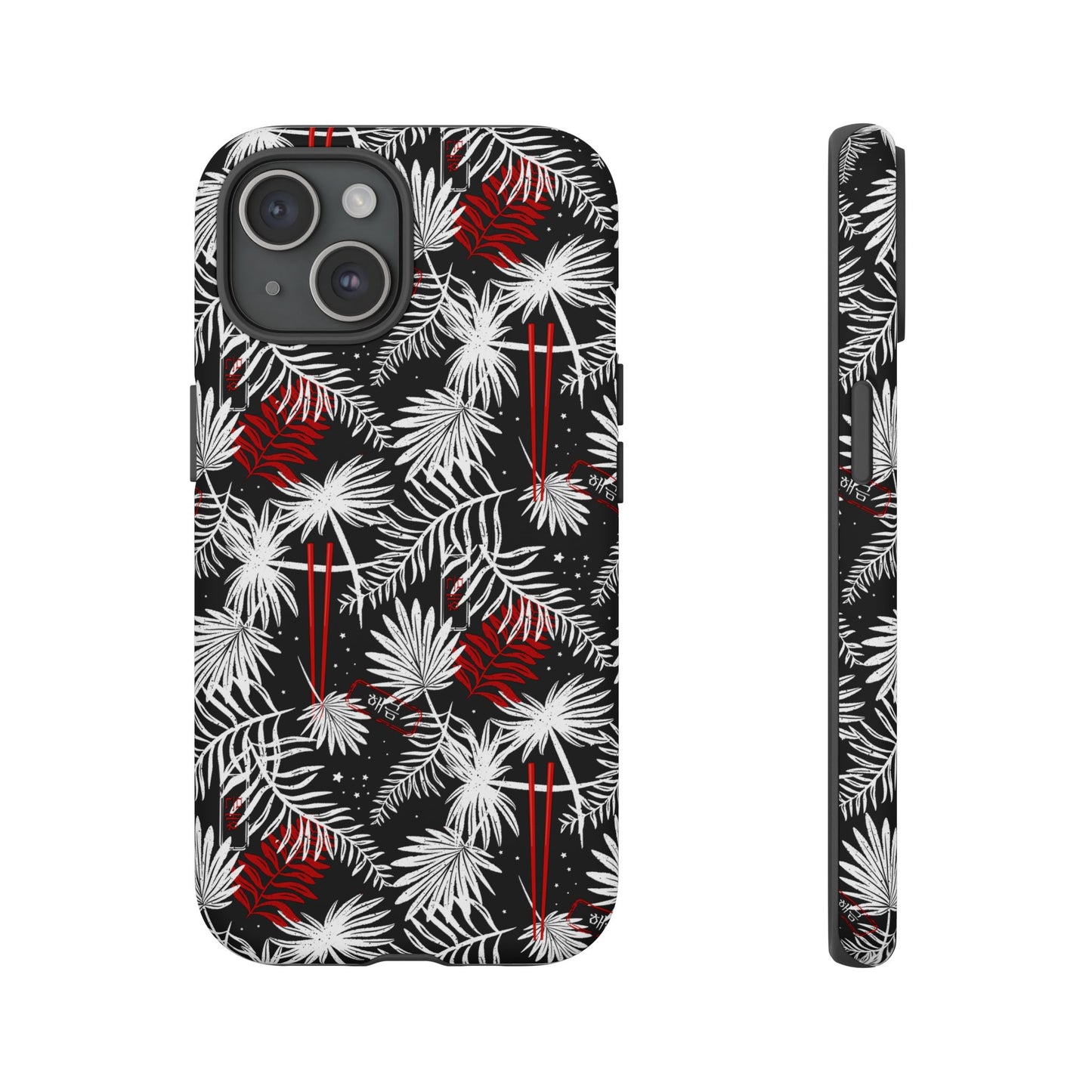 Yoongi Tough Phone Case - Tropical Chopsticks - Fanmade BTS Merch - iPhone, Galaxy, Pixel