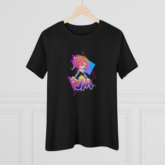 Jimin 1980s Retro Series Women's Relaxed Jersey Short Sleeve Tee