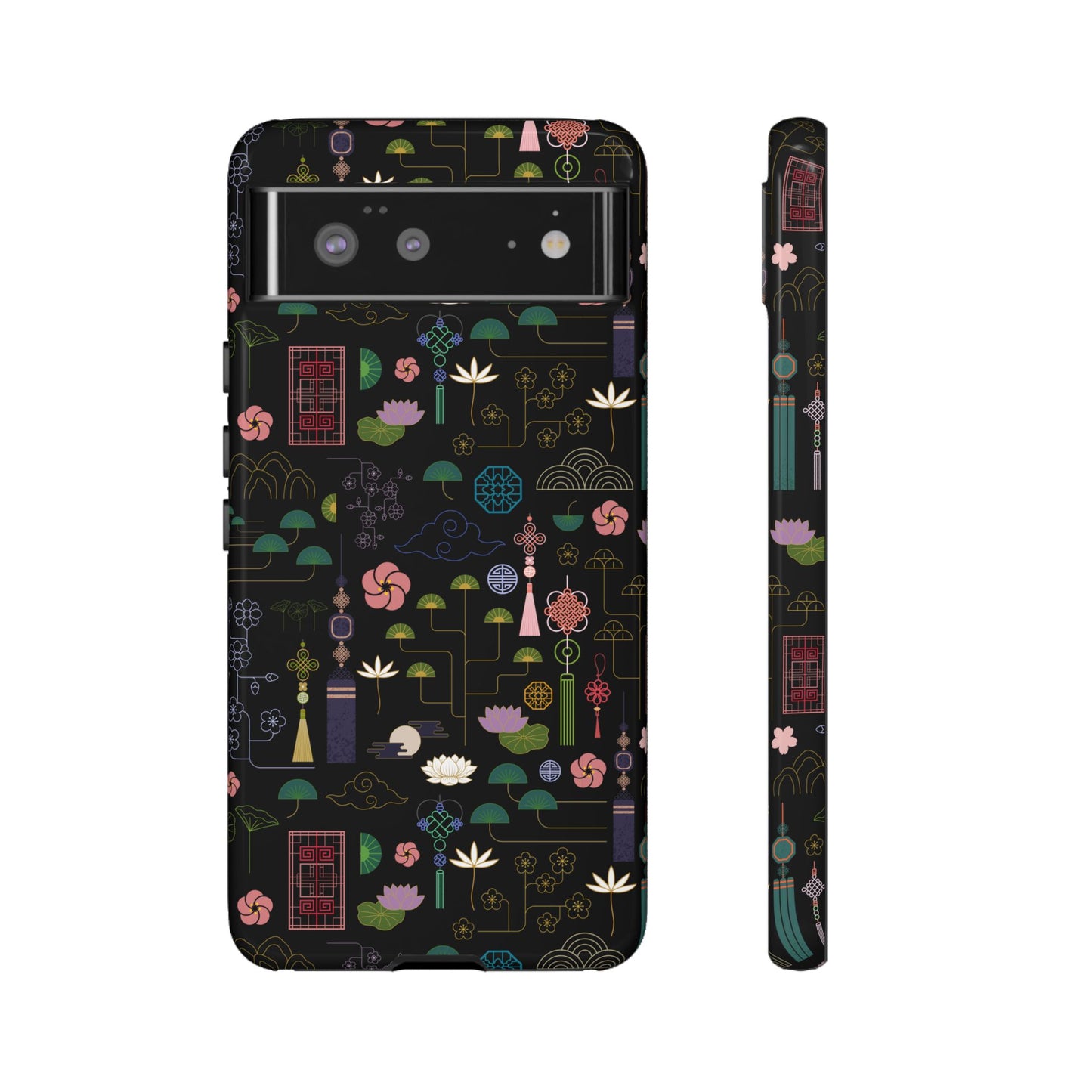 Norigae Night Garden Tough Phone Case - Elegant K-Pop Merch - iPhone, Galaxy, Pixel Cover