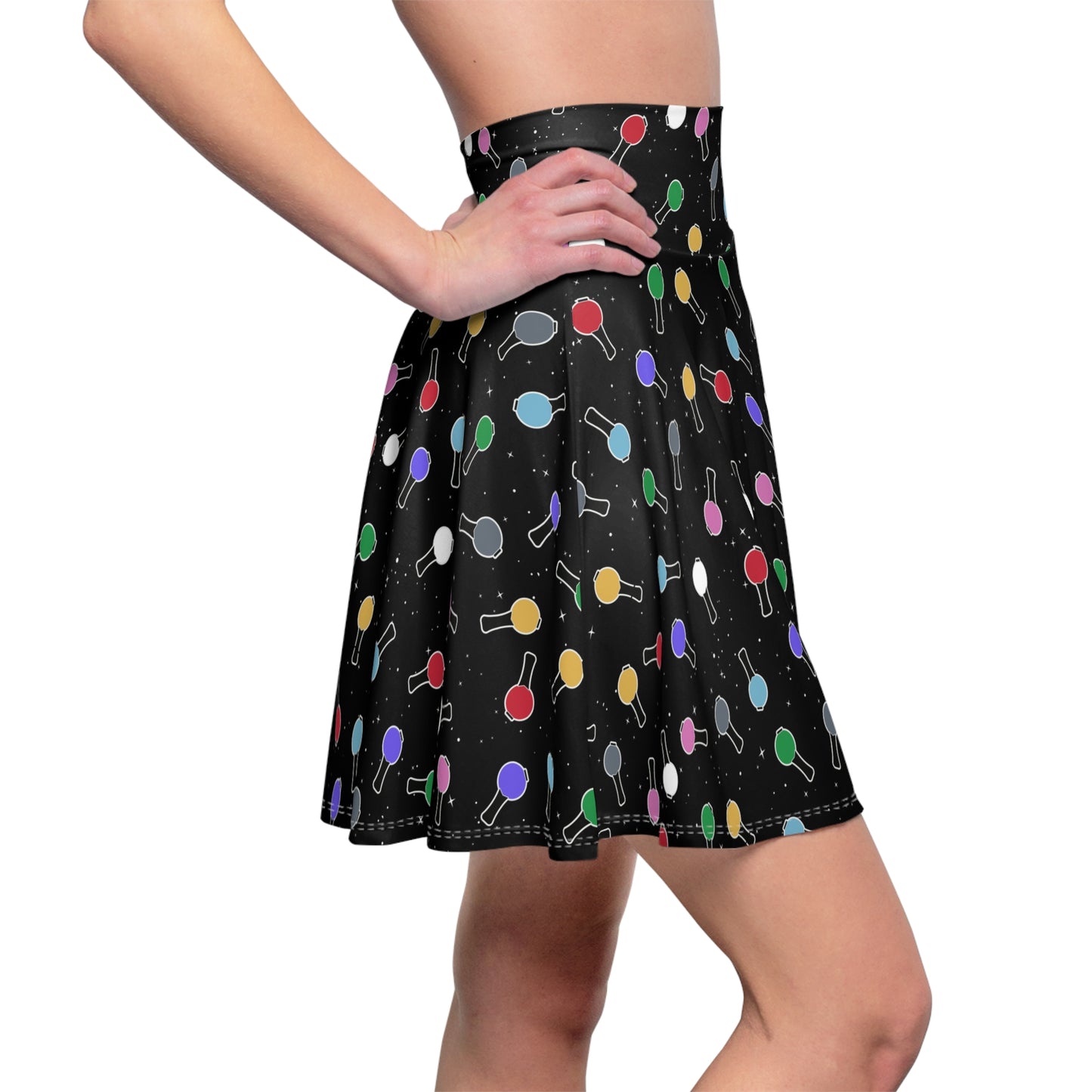 Ma City Map Lightstick Skater Skirt