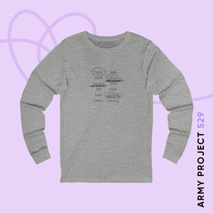 Namjoon Contradictions Unisex Jersey Long Sleeve Tee