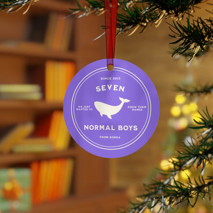 OT7 Holiday Ornament - Fanmade BTS Merch - Seven Normal Boys from Korea - Durable Aluminum