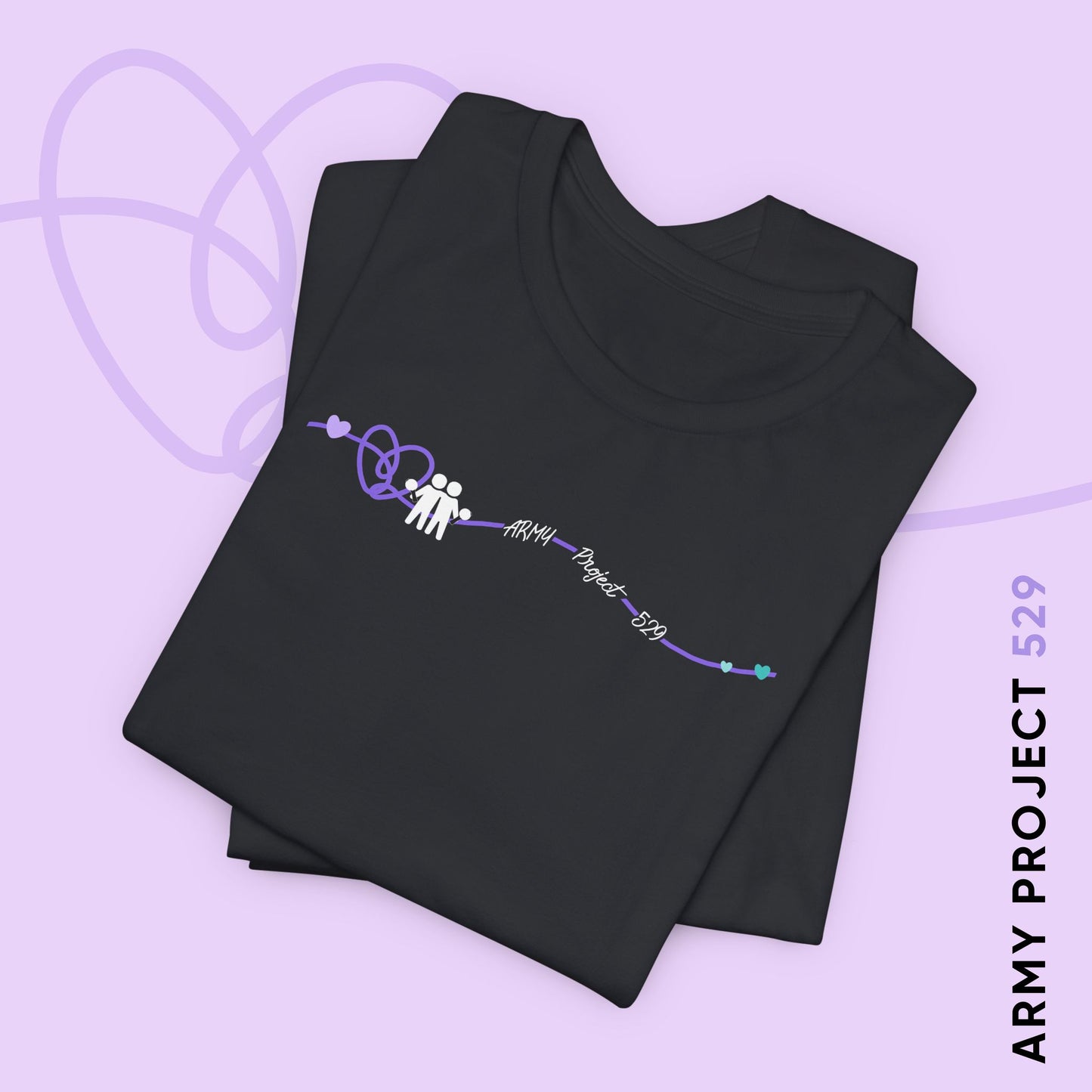 AP529 Heartline Logo Unisex Jersey Short Sleeve Tee
