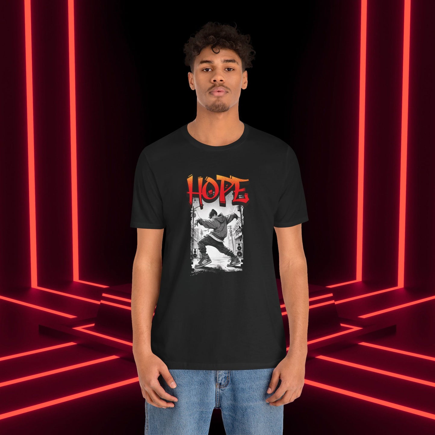 Hobi Concert Short Sleeve Shirt - HOTS with Hope (Arson Ver.) - Fanmade BTS Merch - Soft Unisex T-Shirt