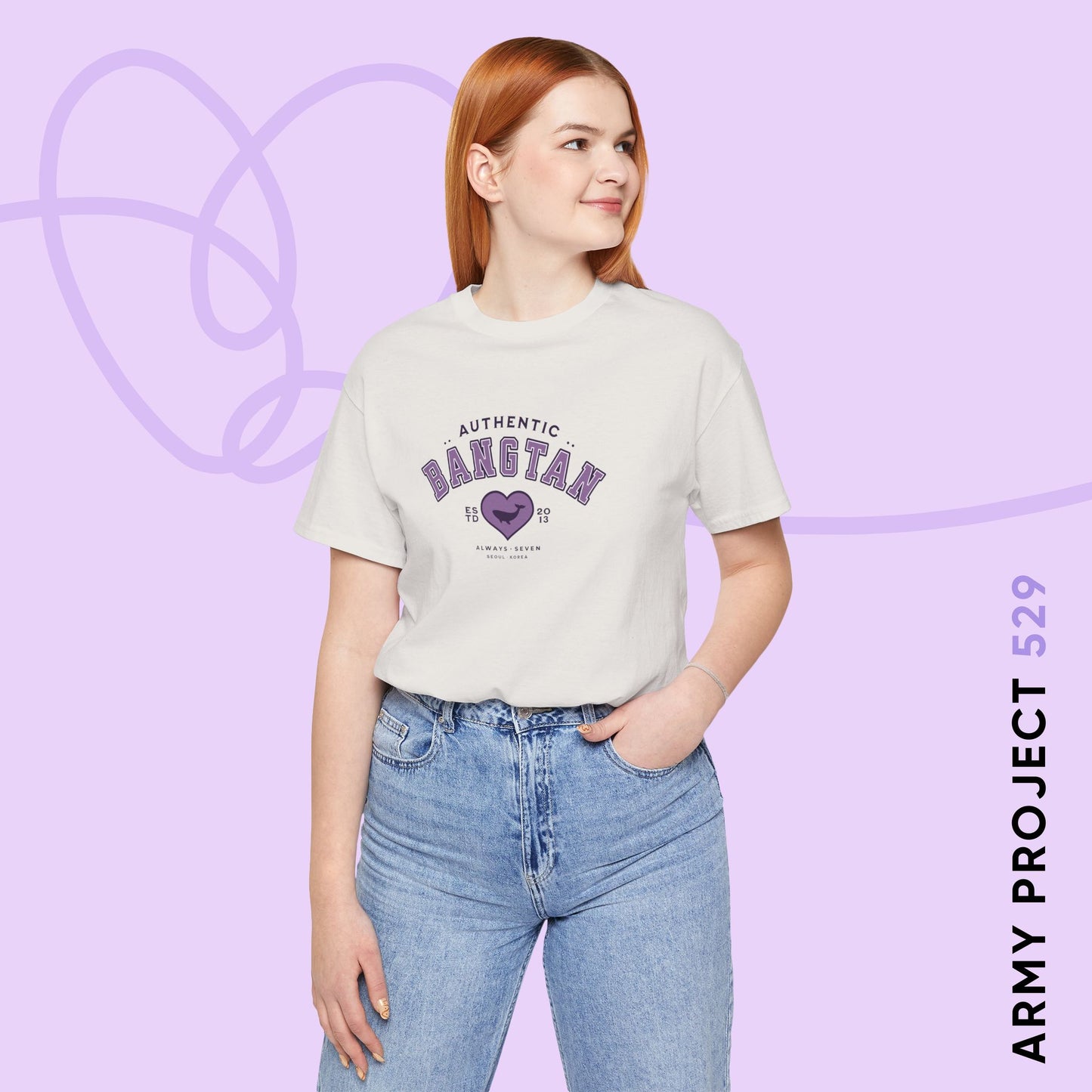 OT7 Short Sleeve Shirt - Bangtan Athletics - Fanmade BTS Merch - Unisex Jersey T-Shirt