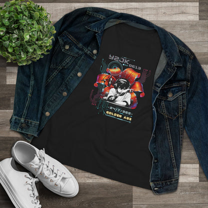 Jung Kook Women's Tee - BTS Fanmade Retro Series - Y2K Gamer Aesthetic - Soft Jersey T-Shirt