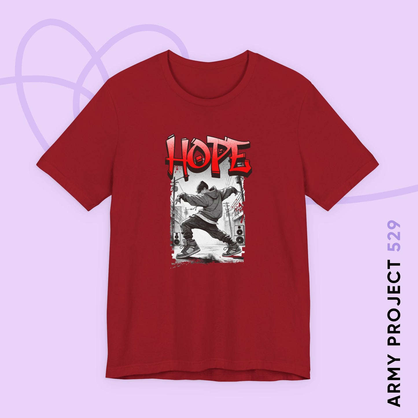 HOTS with Hope (Stop Sign ver.) Unisex Jersey Short Sleeve Tee