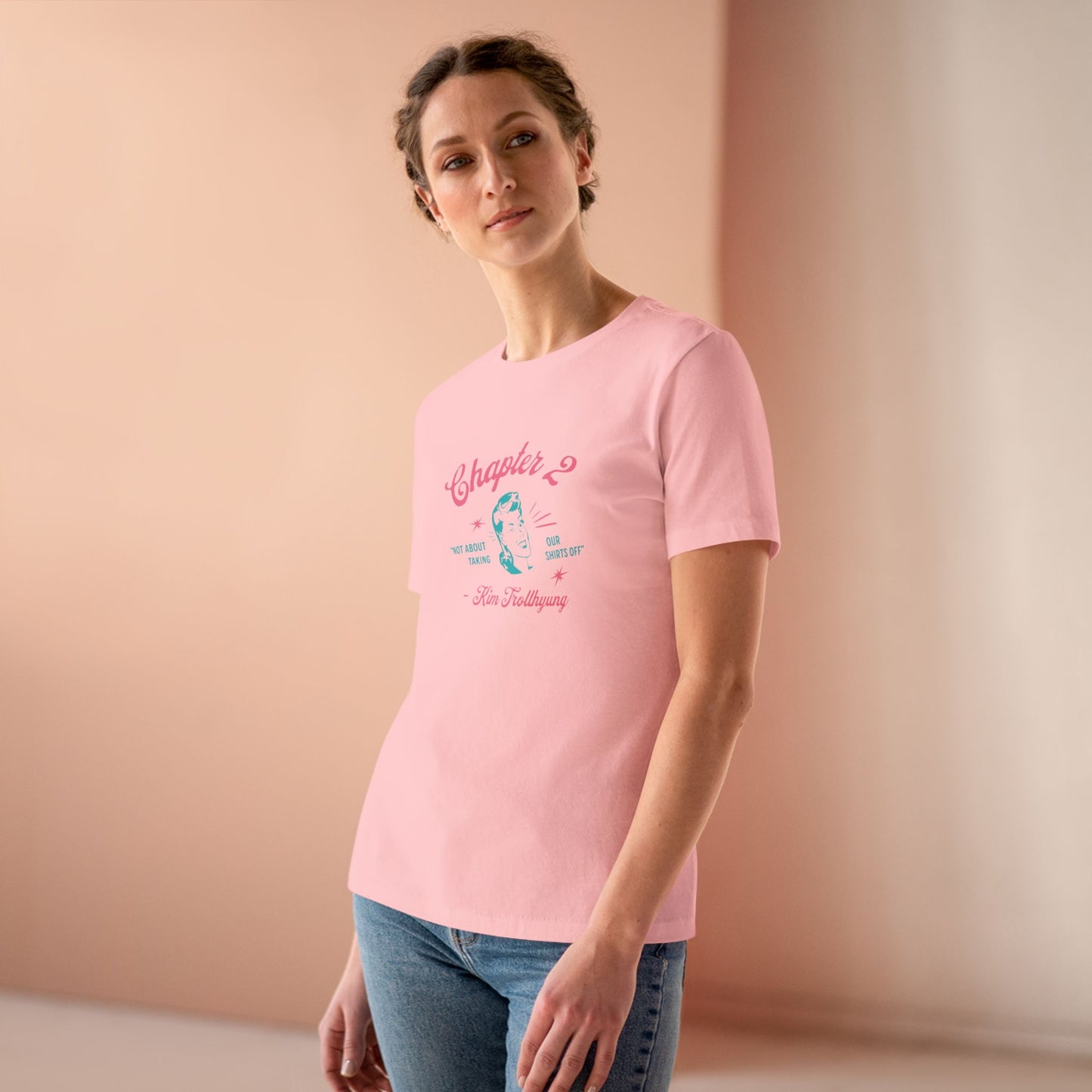 Taehyung Women's Tee - 'Kim Trollhyung' - Fanmade BTS Merch - Soft Jersey T-Shirt