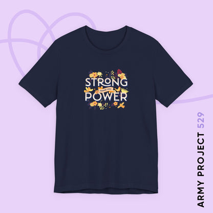 OT7 Short Sleeve Shirt - Strong Power Thank You - Fanmade BTS Merch - Soft Unisex T-Shirt