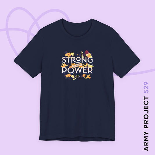 OT7 Short Sleeve Shirt - Strong Power Thank You - Fanmade BTS Merch - Soft Unisex T-Shirt