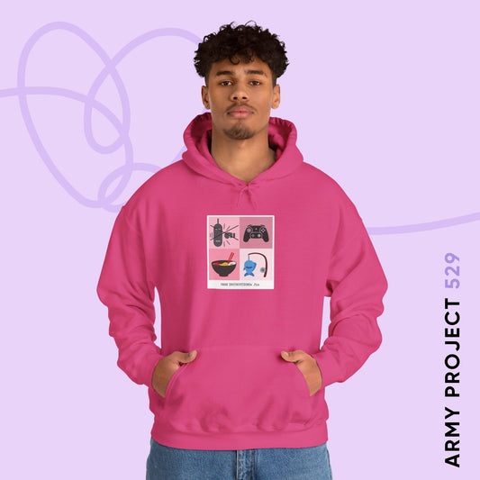 Jin Hoodie - Funny Fanmade BTS Merch - Care Instructions - Cozy Unisex Sweatshirt