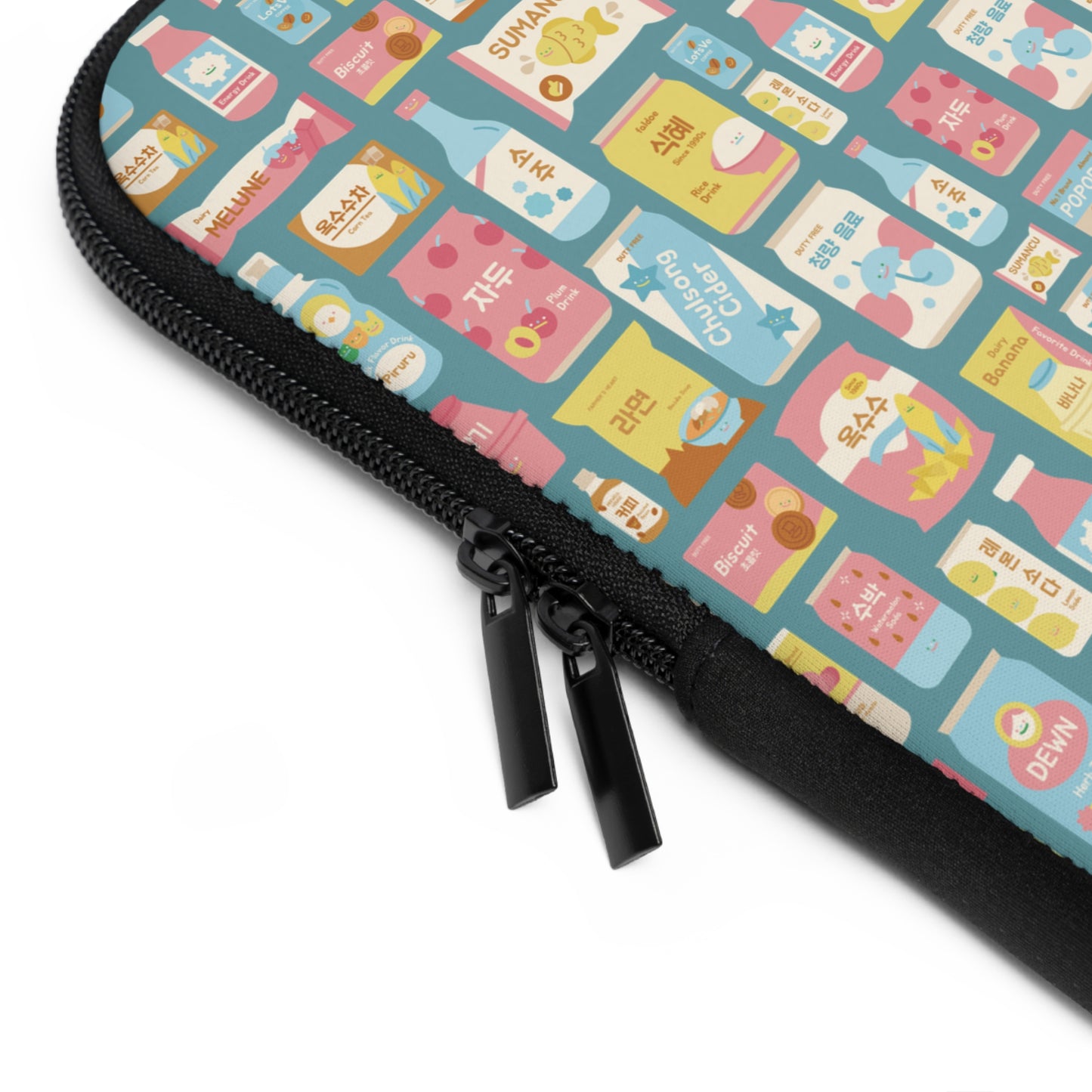 Sweet Pastel Korean Snacks Laptop Sleeve - Cute K-Pop Tech Accessories