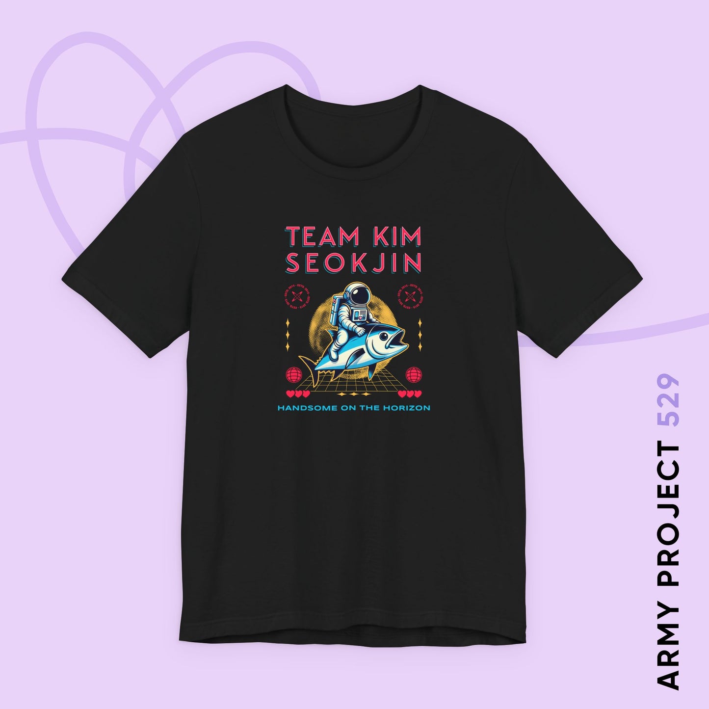 Jin Short Sleeve Shirt - Team Kim Seokjin - Fanmade BTS Merch - Unisex Jersey T-Shirt