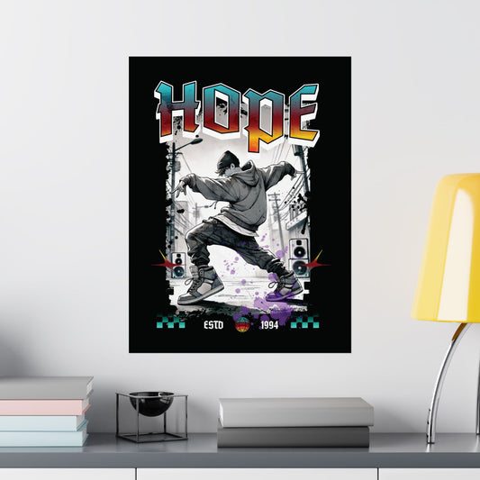 Hobi 1990s Retro Series Matte Poster