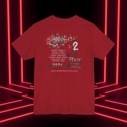 Hobi Concert Short Sleeve Shirt - HOTS with Hope (Stop Sign Ver.) - Fanmade BTS Merch - Soft Unisex T-Shirt