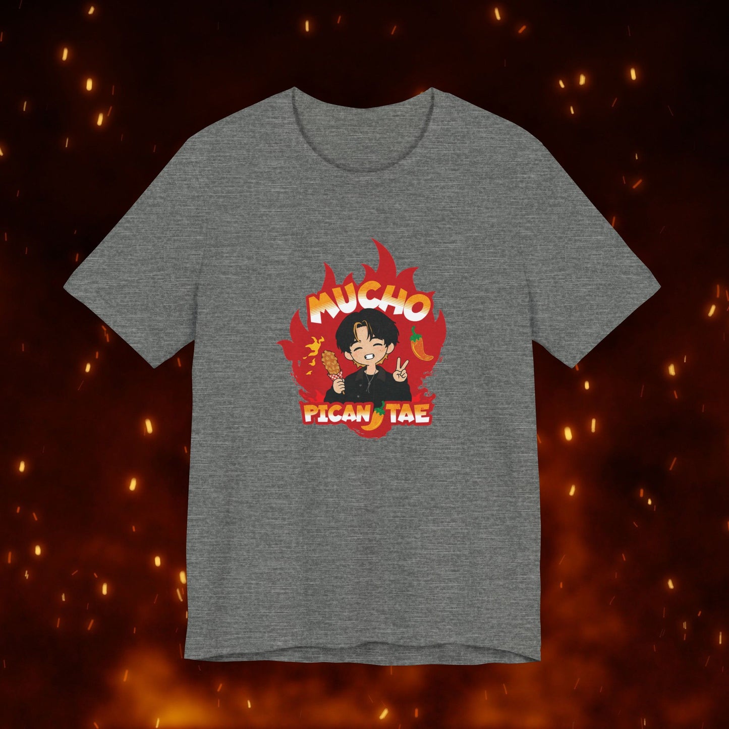 Taehyung Short Sleeve Shirt - Mucho PicanTae - Unisex Jersey T-Shirt