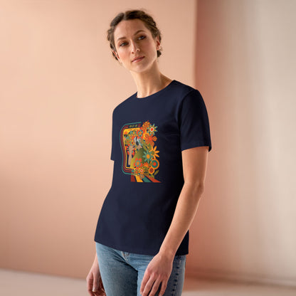 Namjoon Women's Tee - BTS Fanmade Retro Series - 70s Bohemian Aesthetic - Soft Jersey T-Shirt