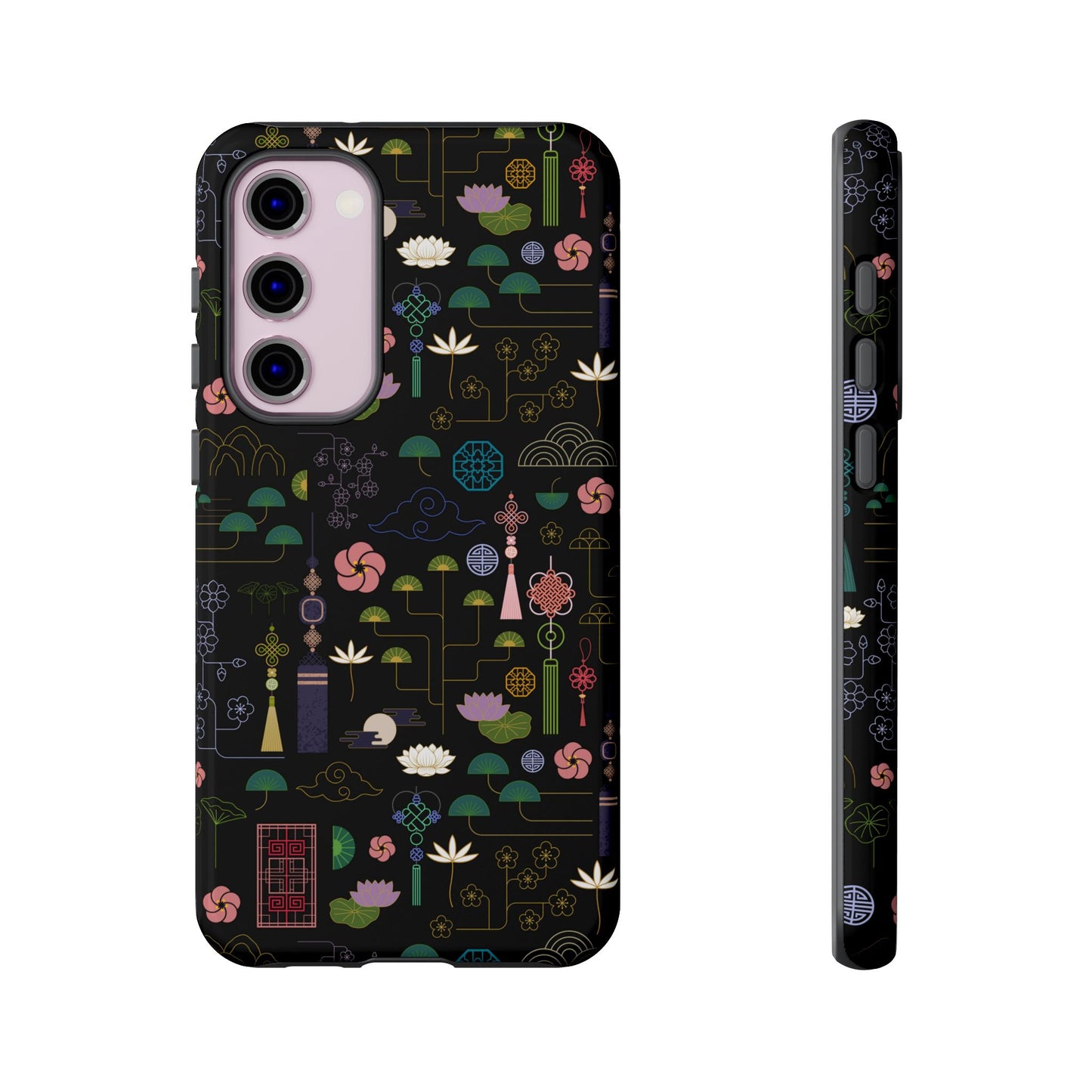 Norigae Night Garden Tough Phone Case - Elegant K-Pop Merch - iPhone, Galaxy, Pixel Cover