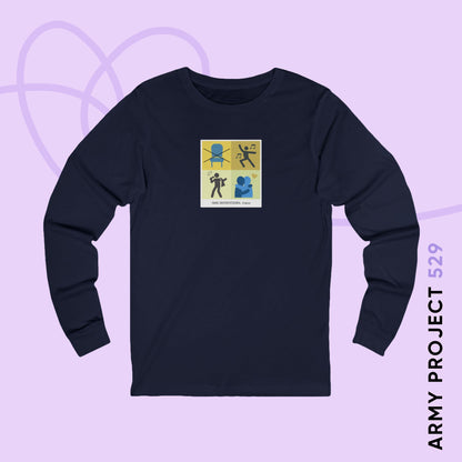 Jimin Long Sleeve Shirt - Funny Fanmade BTS Merch - Care Instructions - Soft Unisex T-Shirt