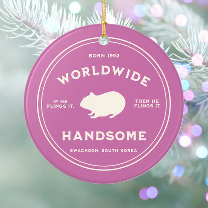 Worldwide Handsome Badge Series Ceramic Ornament
