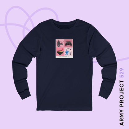 Jin Long Sleeve Shirt - Funny Fanmade BTS Merch - Care Instructions - Soft Unisex T-Shirt