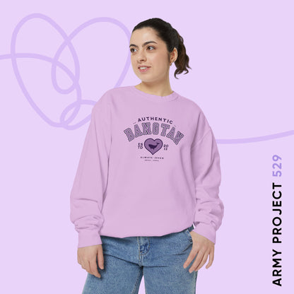 OT7 Sweatshirt - Bangtan Athletics - Fanmade BTS Merch - Unisex Garment-Dyed Sweatshirt
