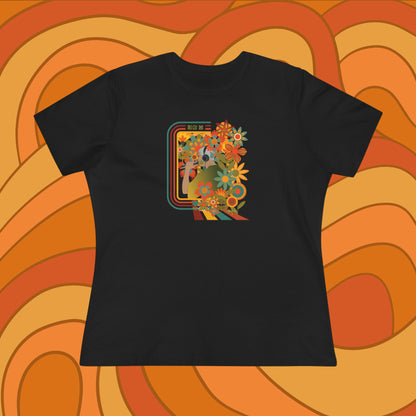 Namjoon 1970s Retro Series Women's Relaxed Jersey Short Sleeve Tee