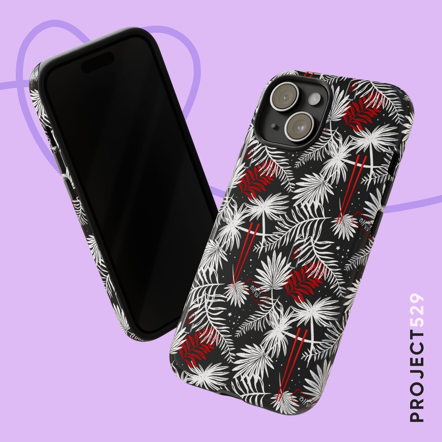 Tropical Chopsticks Tough Phone Case