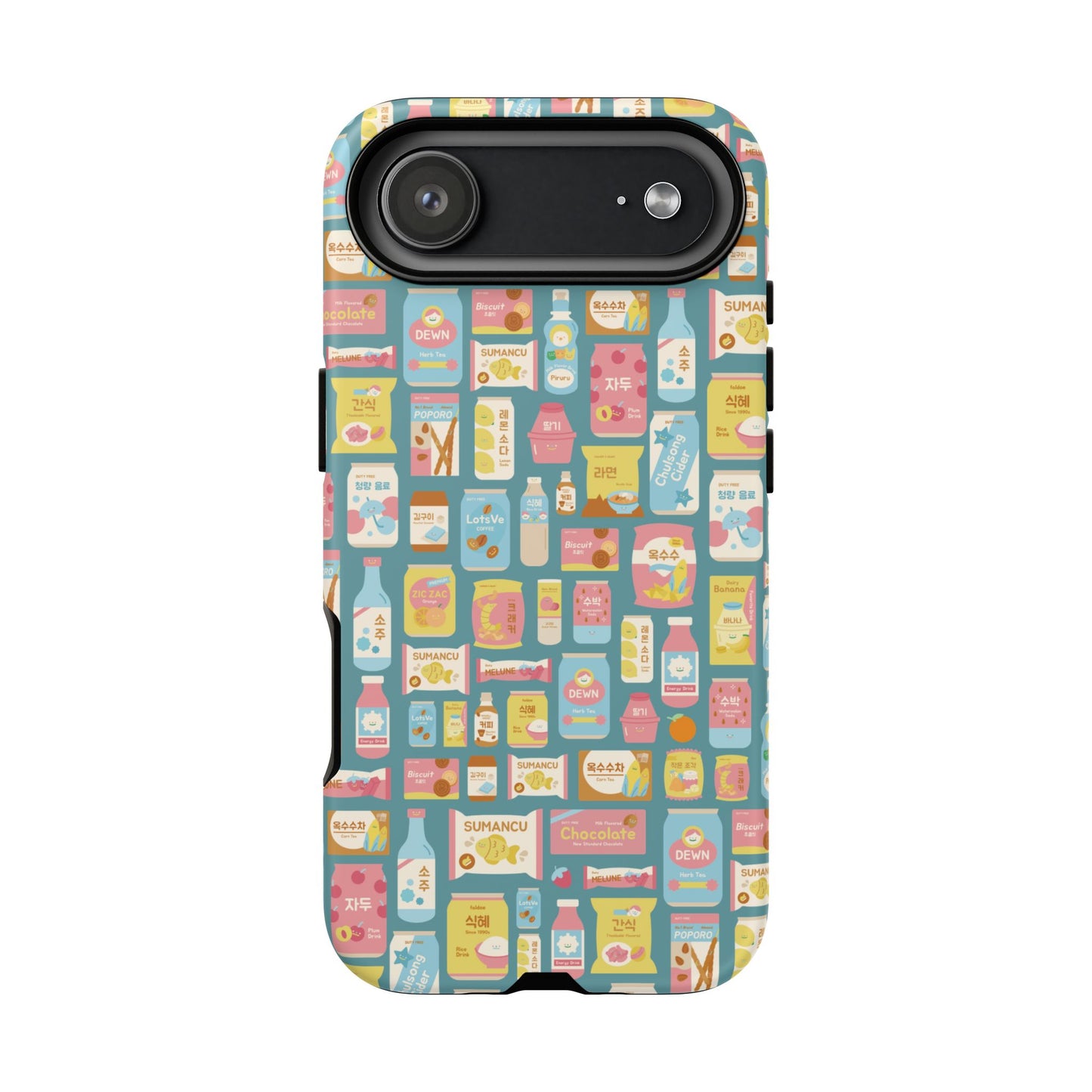 Sweet Pastel Korean Snacks Tough Phone Case - Cute K-Pop Merch - iPhone, Galaxy, Pixel Cover