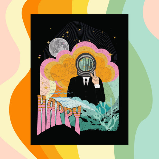 Jin Wall Art - Fanmade BTS Retro Series - 60s Mod Aesthetic - Matte Poster