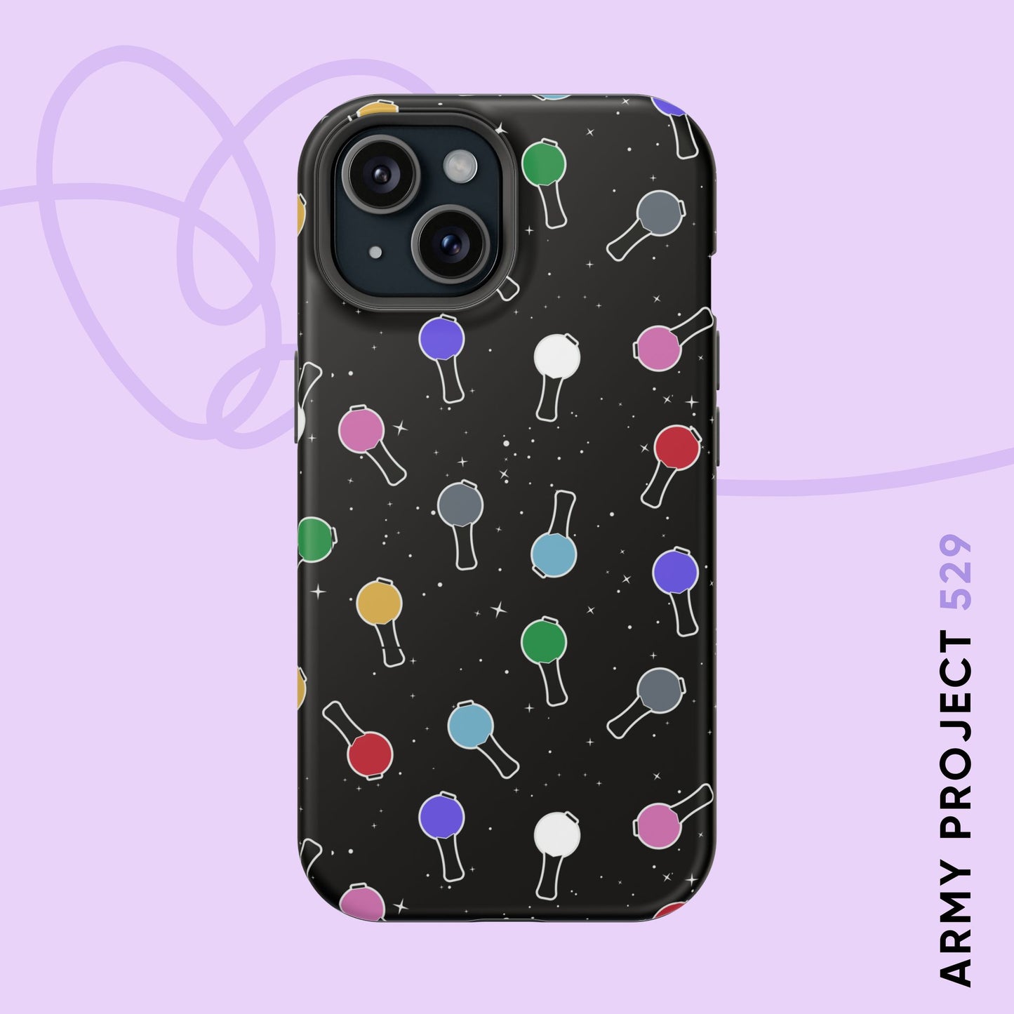 Ma City Map Lightstick Magnetic Tough Phone Case