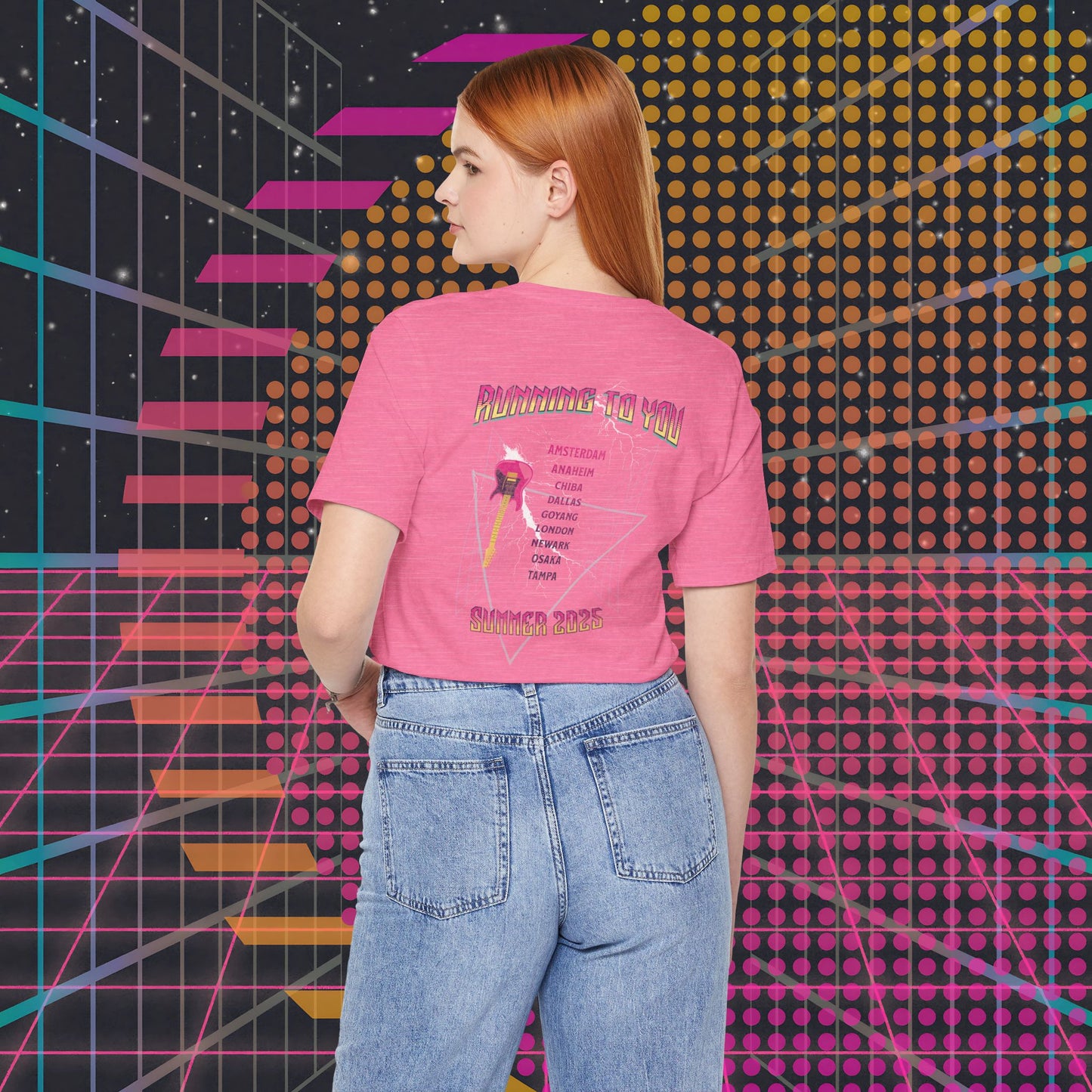 Jin Concert Short Sleeve Shirt - Fanmade BTS Merch - Running To You - Unisex Jersey T-Shirt