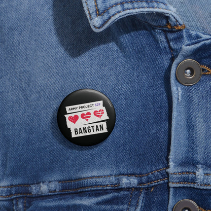 AP529 <3 Bangtan Button Pin - ARMY Concert Merch