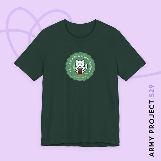 SUGA Iced A-meow-icano Unisex Jersey Short Sleeve Tee