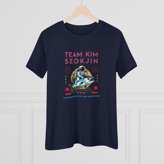 Jin Women's Tee - Team Kim Seokjin - Fanmade BTS Merch - Soft Jersey T-Shirt