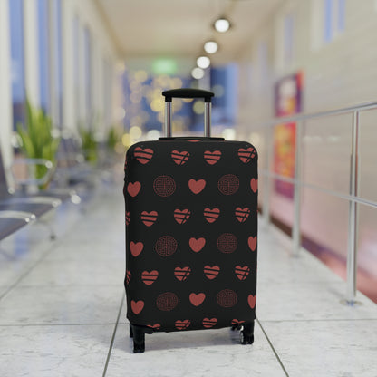OT7 Luggage Cover - Three Hearts - Bangtan Travel Accessories