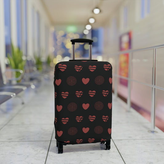 OT7 Luggage Cover - Three Hearts - Bangtan Travel Accessories